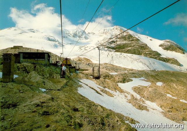 Penia (TN)  / Cestovia  Fedaia - Pian Fiacconi : Vista estiva della cestovia e dello skillift
