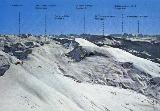 Meran 2000 (BZ) / Gondellift Piffinger Köpfl : Der Skikessel von Meran 2000 - Luftblick gegen Osten