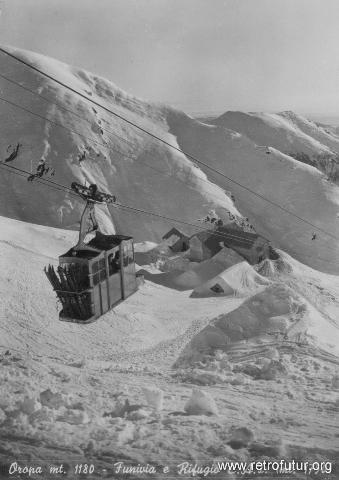 La Funivia Oropa - Lago Mucrone : Il Rifugio Rosazza a mt.1750