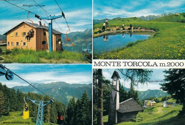 I nuovi impianti. La nuova seggiovia passa di fianco al Rifugio Torcola, che prima ne era la stazione terminale (75.0 KByte) Piazzatorre (BG) / Cestovia Telecabina Monte Zuccone / Torcola : I nuovi impianti. La nuova seggiovia passa di fianco al Rifugio Torcola, che prima ne era la stazione terminale