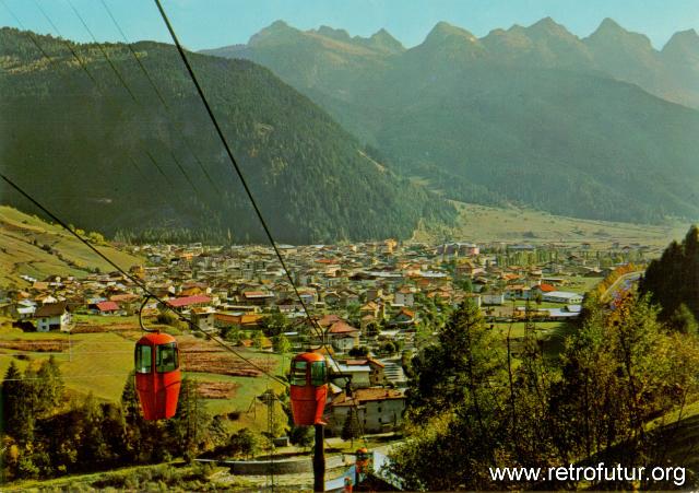 Predazzo (TN) / Ovovia Le Rois / Gardonè : Cartolina spedita nel 1977