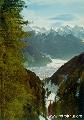 Predazzo (TN) / Ovovia Le Rois / Gardonè : Vista lungo la linea funiviaria di Predazzo, 1975 circa