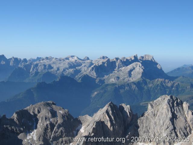 Punta Penia / Marmolada : Pale di San Martino