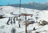 San Zeno / Cestovia Prada (VR)  - Monte Baldo : Il piazzale della funivia in una cartina spedita nel 1969