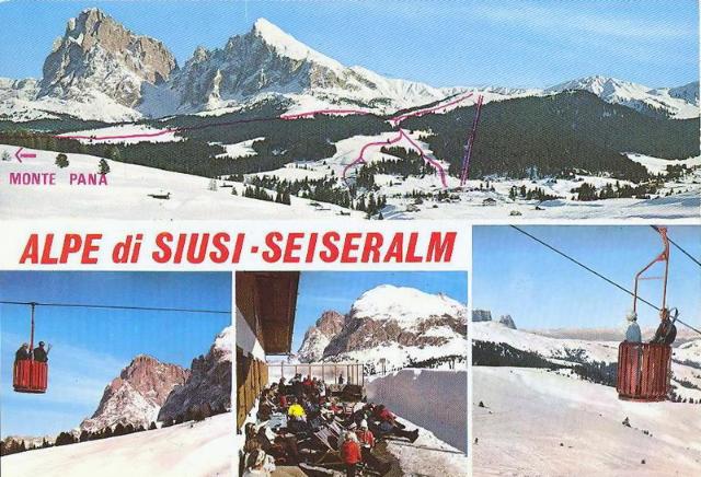 Seiseralm (BZ) / Korblift Florian : Postkartenansicht