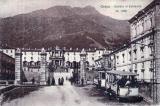 La tramvia Biella - Oropa : Inizialmente la tramvia raggiungeva il grande cancello del Santuario di Oropa