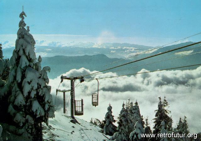 Vetriolo Terme (TN) / Cestovia  Panarotta : Aspetto invernale della cestovia Panarotta