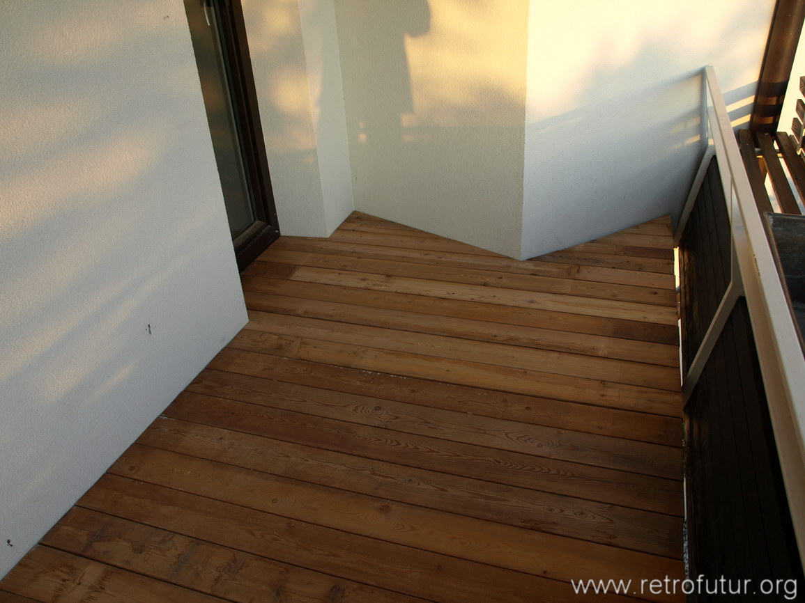 Balkon : Der ganze Stolz der Aktion: Das unmögliche Dreiecksgewusel...