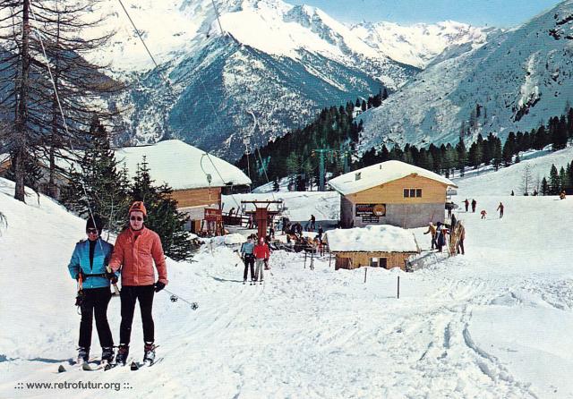Sand in Taufers (BZ) / Korblifte Milchreis und Speikboden : Zur Saison 1973/74 wurde die zweite Sektion zum Speikboden auf 1960m eröffnet.