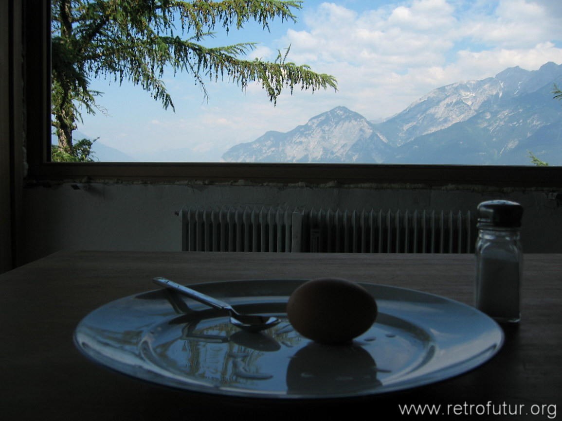 Wohnzimmer : Ein Frühstücksei mit neue Aussicht