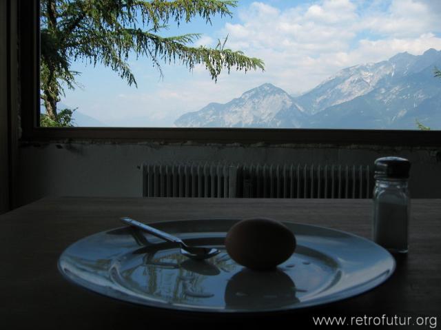Wohnzimmer : Ein Frühstücksei mit neue Aussicht