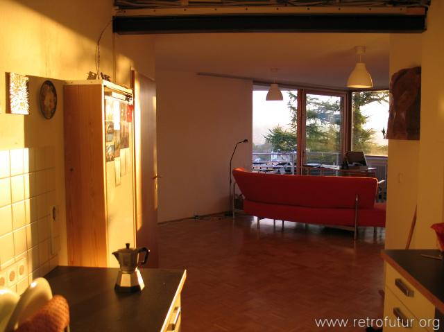 Wohnzimmer : Nachher: Blick aus der Küche